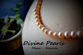 Beautiful little peach feshwater pearls