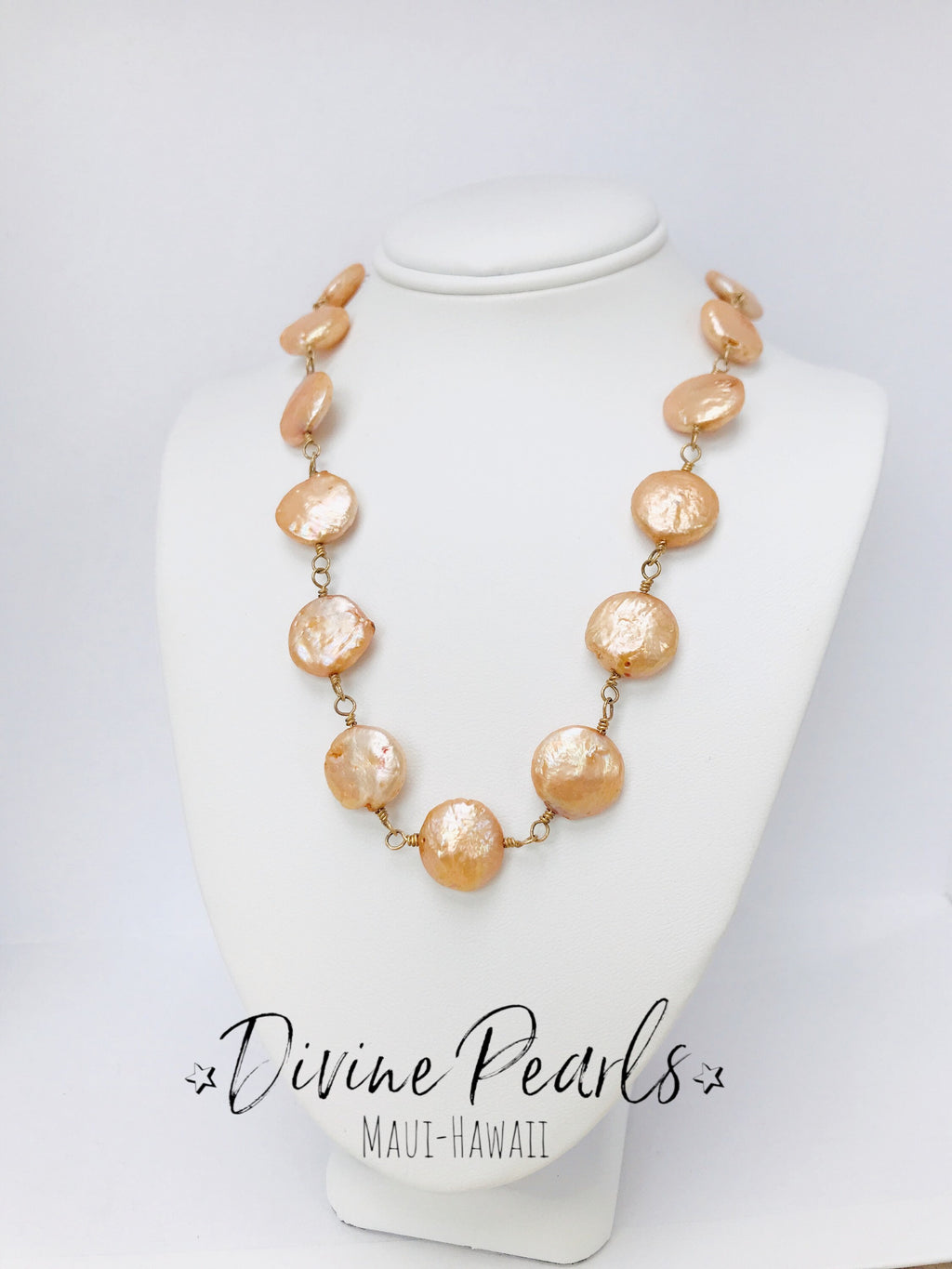 Rose Gold Coin Pearls