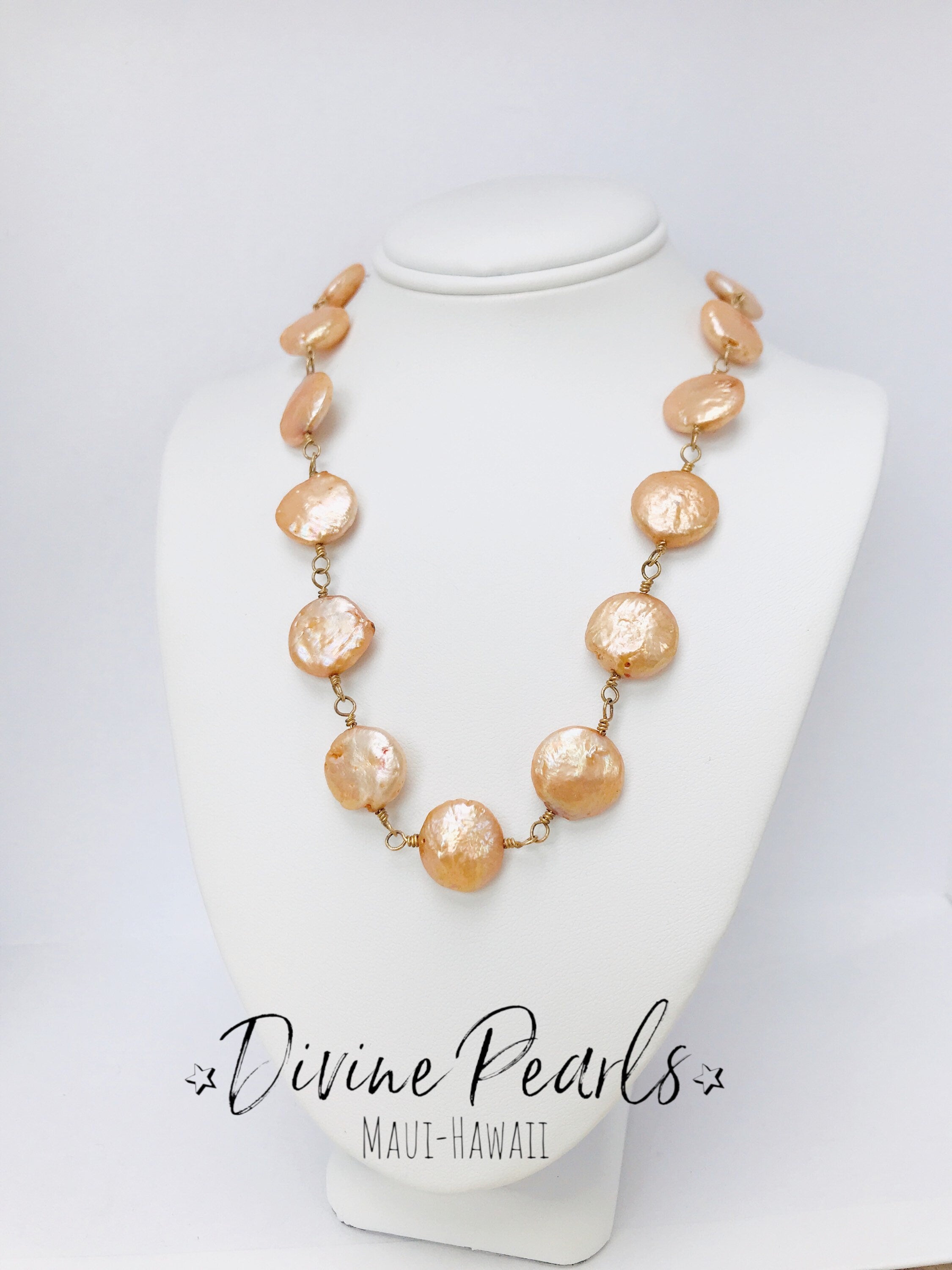 Rose Gold Coin Pearls