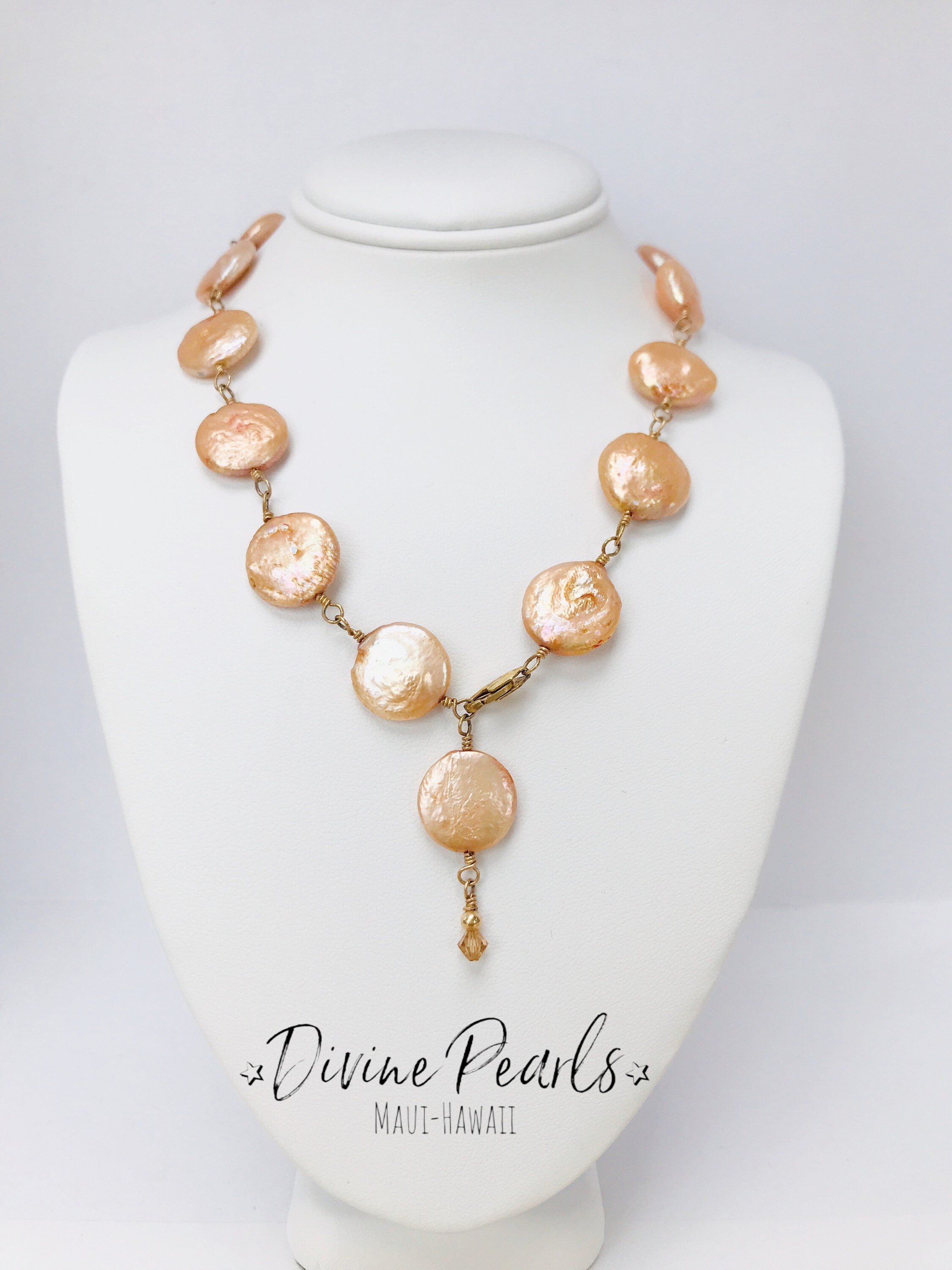 Rose Gold Coin Pearls