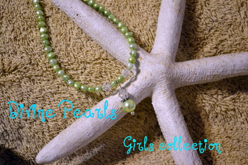 Little Girls Pearls Necklace